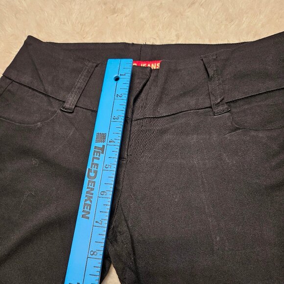 Guess Jeans Women's Black Low Rise Boot Cut Pants Size: 24 - Picture 5 of 8